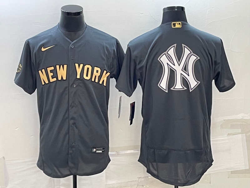 Men's New York Yankees Dark Gray Jersey